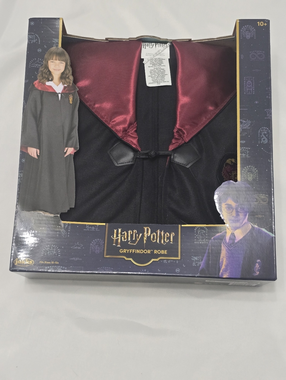 Harry Potter Gryffindor Robe Kids 10/12 Jakks Costume NEW
